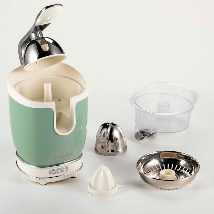 Espremedor Frutas 60W Alavanca 2 Cones Verde Ariete - 220V - Madel Home