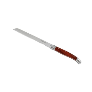 Faca de Pão em Inox Madeira Laguiole La Tour - 35,5cm