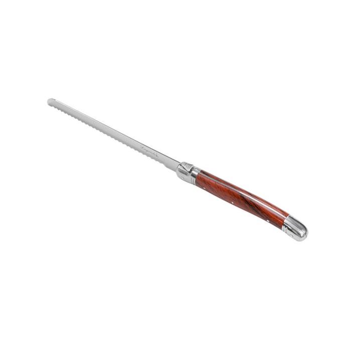 Faca de Pão em Inox Madeira Laguiole La Tour - 35,5cm - Madel Home