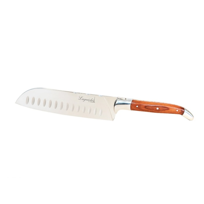 Faca do Santoku Ultra Premium em Inox e Madeira Laguiole La Tour - Madel Home