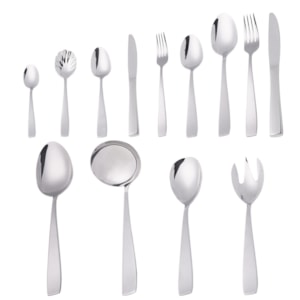 Faqueiro 101 Peças de Aço Inox com Caixa Litografada Pisa Wolff
