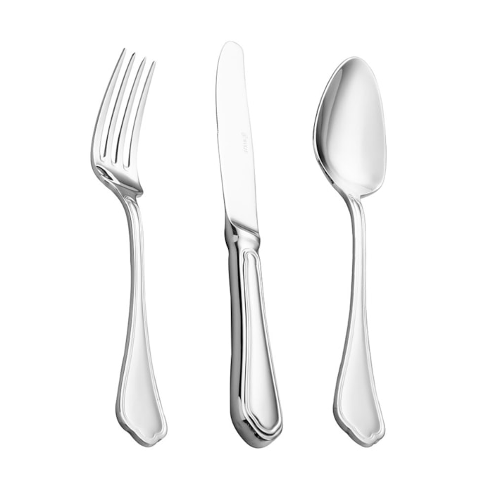 Faqueiro 130 Peças de Aço Inox sem Estojo Zurich Wolff - Madel Home