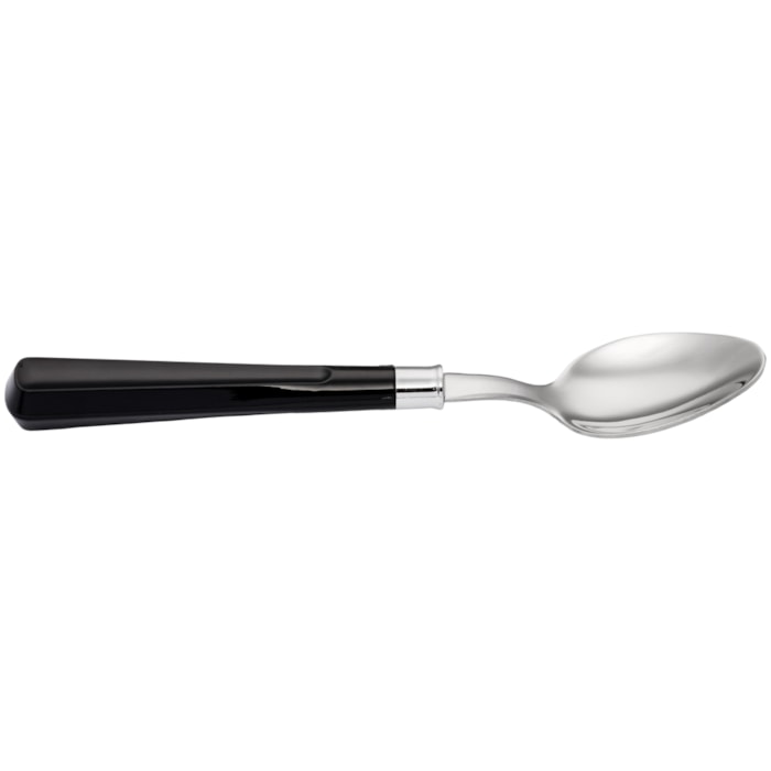 Faqueiro 24 Peças Inox com Cabo Preto - Madel Home