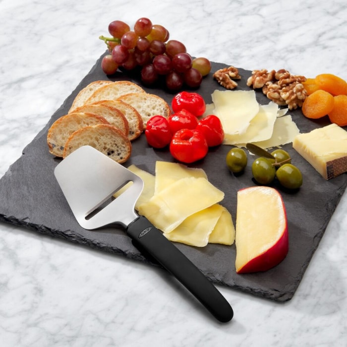 Fatiador de Queijo em Aço Inox Preto Oxo - 23cm - Madel Home