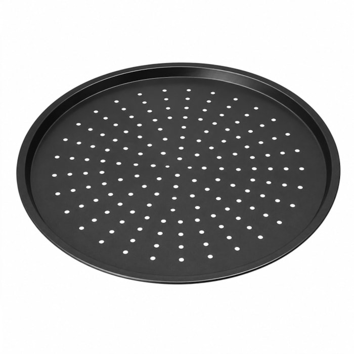 Forma de Pizza Perfurada em Alumínio Antiaderente Pizzaiolo Baker's Secret - 37cm - Madel Home