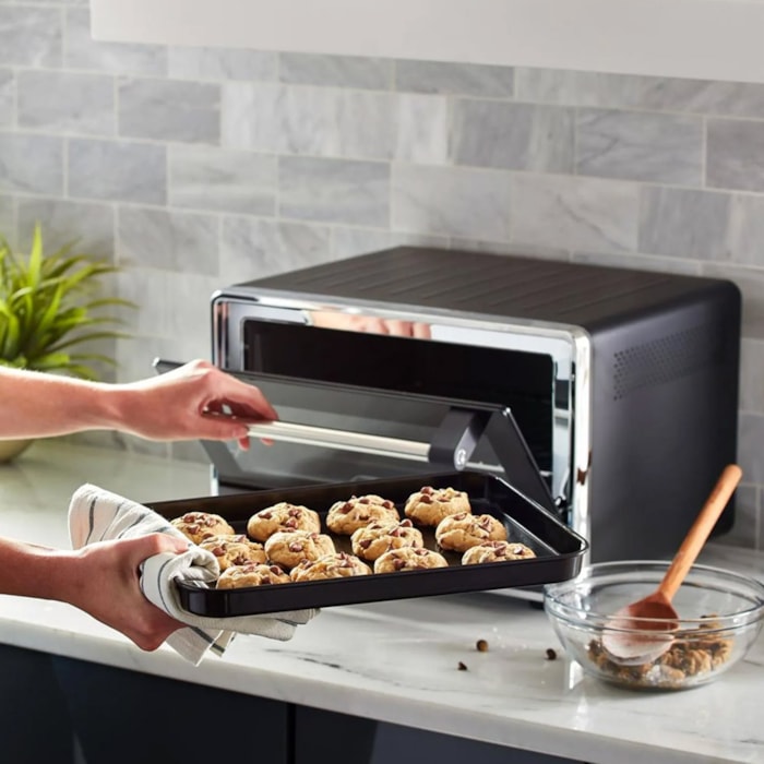 Forno Multifunções com Air Fryer Inox Black Matte KitchenAid - 110V - Madel Home