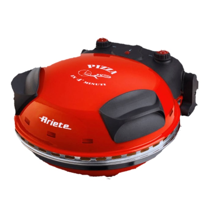 Forno Pizza Elétrico Pedra Refratária 1200W Ariete Vermelho - 220V - Madel Home