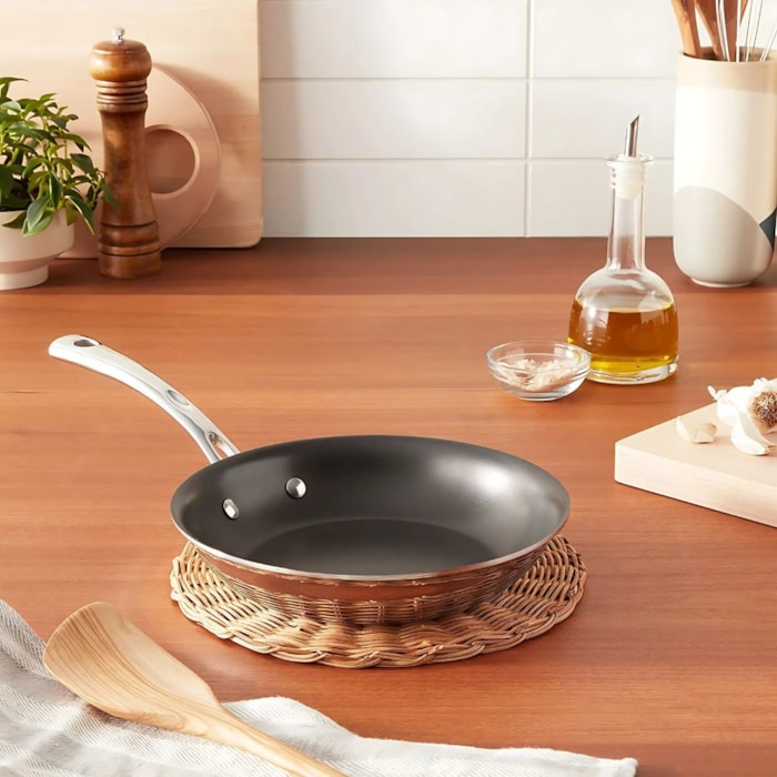 Frigideira Aço Inox Classic French Prata Cuisinart - 25 cm - Madel Home