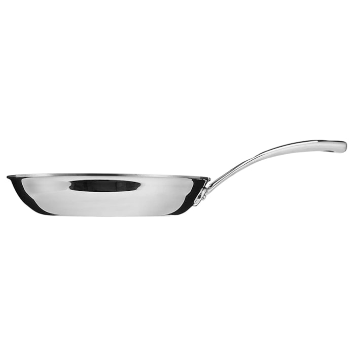 Frigideira Aço Inox Classic French Prata Cuisinart - 25 cm - Madel Home