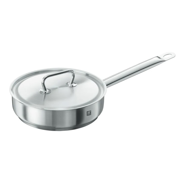 Frigideira com Tampa em Aço Inox Twin Classic Zwilling - 24cm - Madel Home