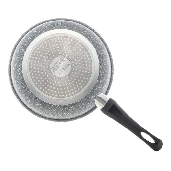 Frigideira de Indução em Alumínio com Cerâmica Granilite Cinza Wolff - 24cm - Madel Home