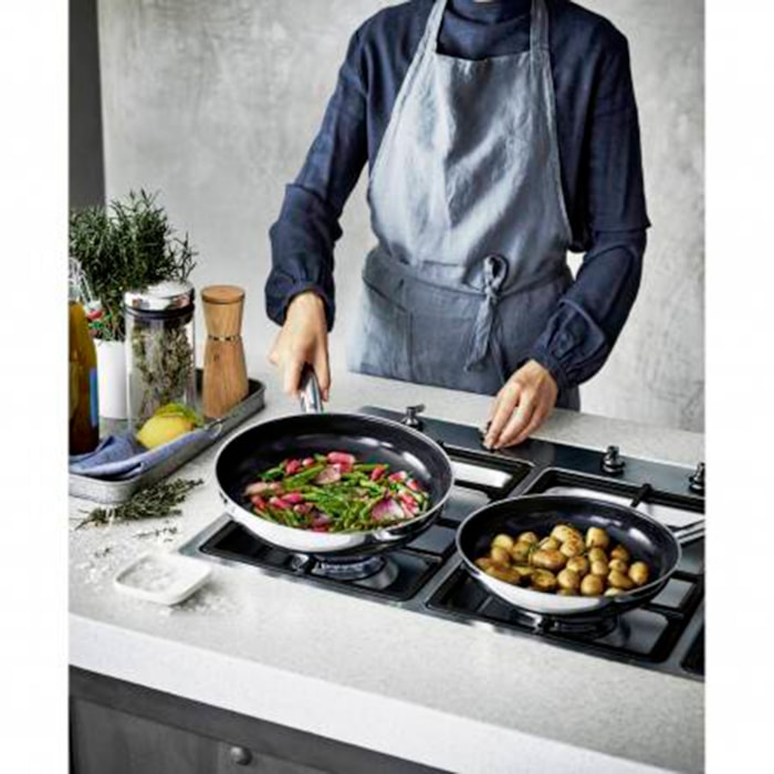 Frigideira de Indução em Inox Nordic Profi Prata WMF - 20cm - Madel Home