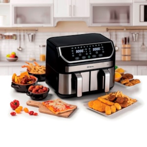 Fritadeira Air Fryer Dual 9L 1700W 11 Programas Ariete - 127V