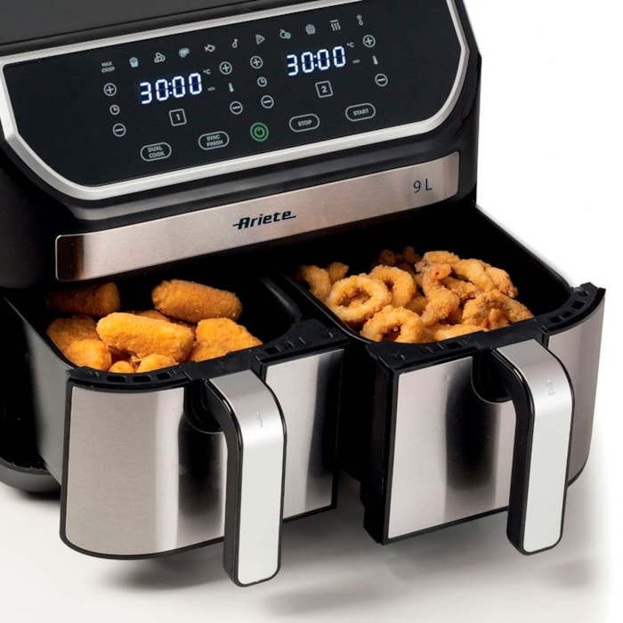 Fritadeira Air Fryer Dual 9L 1700W 11 Programas Ariete - 127V - Madel Home