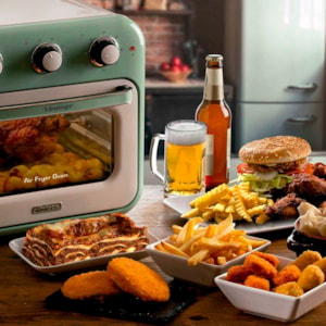Fritadeira Air Fryer Oven Vintage 1200W 16L Verde Ariete - 127V