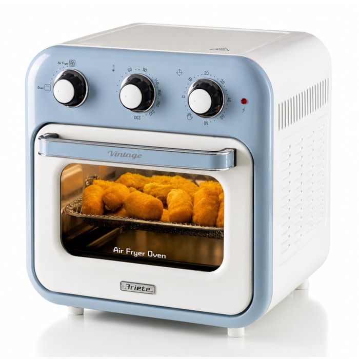Fritadeira Air Fryer Oven Vintage Azul 1200W 16L Ariete - 220V - Madel Home
