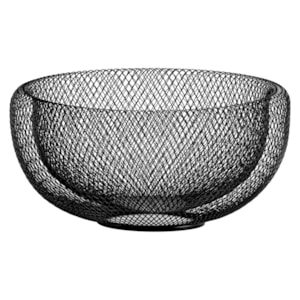 fruteira de Metal Preto - 29cm