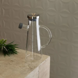 Galheteiro em Vidro Borossilicato com Tampa Slim Wolff - 500ml