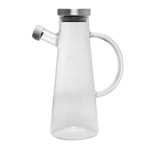 Galheteiro em Vidro Borossilicato com Tampa Slim Wolff - 500ml