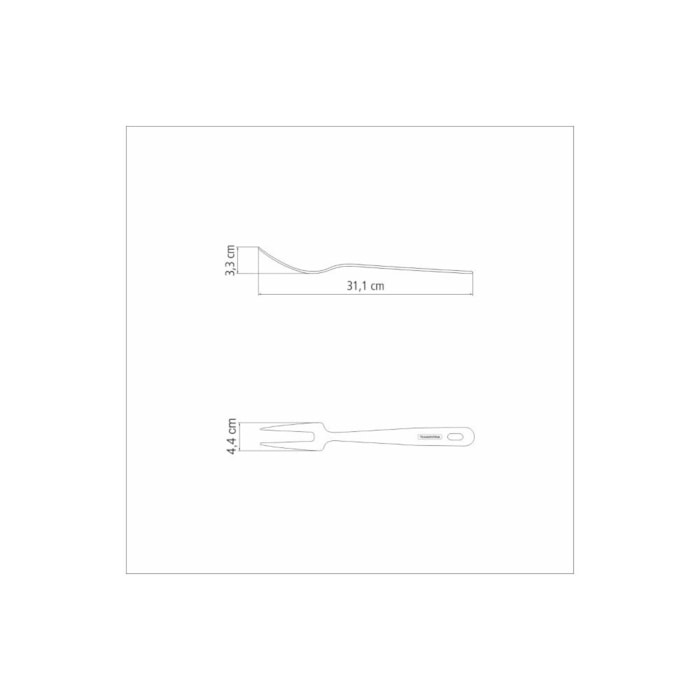Garfo Trinchante Extrata para Carnes Aço Inox Tramontina - Madel Home