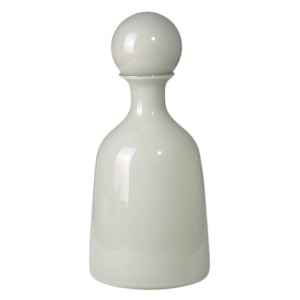 Garrafa Decorativa de Vidro Cinza Claro - 39cm