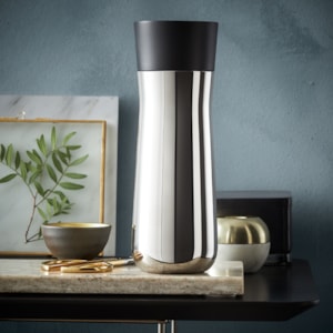 Garrafa Impulse Inox Prata e Preto WMF - 350ml