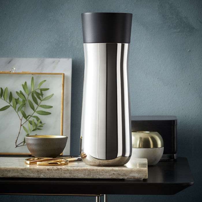 Garrafa Impulse Inox Prata e Preto WMF - 350ml - Madel Home
