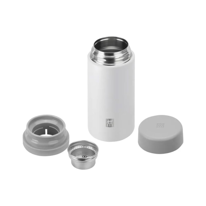 Garrafa Térmica Infusão de Chá e Frutas Branco Zwilling - 420ml - Madel Home