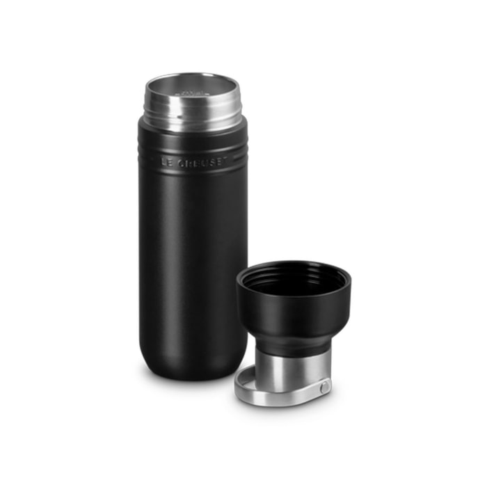 Garrafa Térmica Otg Mate Black Le Creuset - 500ml - Madel Home