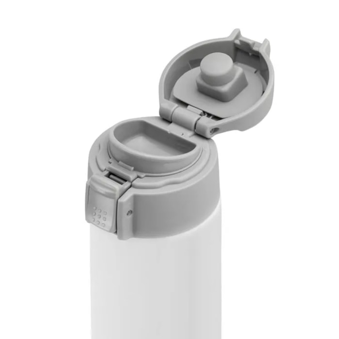 Garrafa Térmica para Viagem Zwilling Cinza e Branca - 450ml - Madel Home