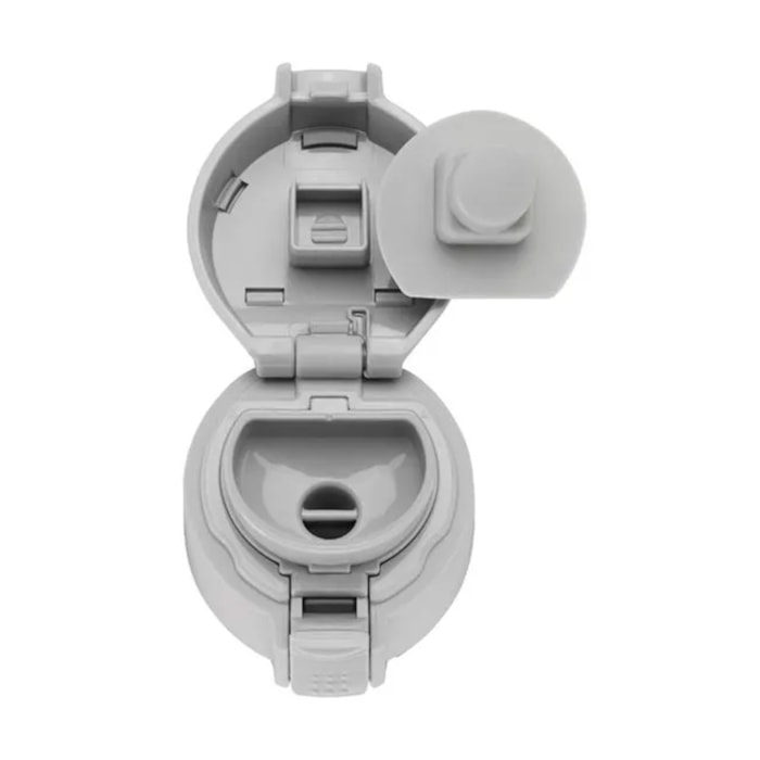 Garrafa Térmica para Viagem Zwilling Cinza e Branca - 450ml - Madel Home