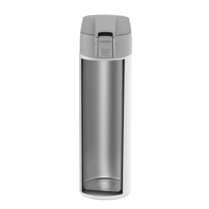 Garrafa Térmica para Viagem Zwilling Cinza e Branca - 450ml - Madel Home