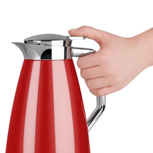 Garrafa Térmica Plaza Quick Tip Vermelho Emsa - 1L 