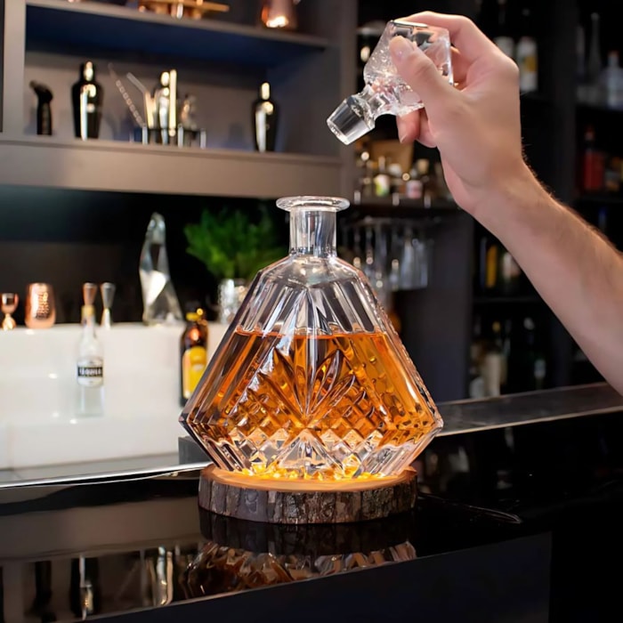 Garrafa Whisky Old Blend Cristal Ecológico 630ml Fracalanza - Madel Home