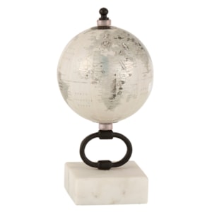 Globo Decorativo Base em Mármore - 20 cm