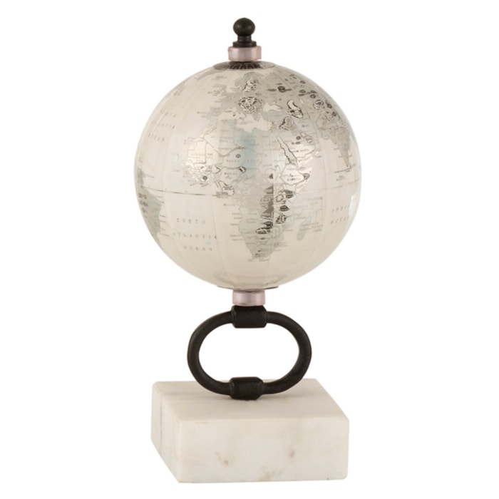 Globo Decorativo Base em Mármore - 20 cm - Madel Home