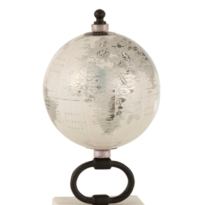 Globo Decorativo Base em Mármore - 20 cm - Madel Home