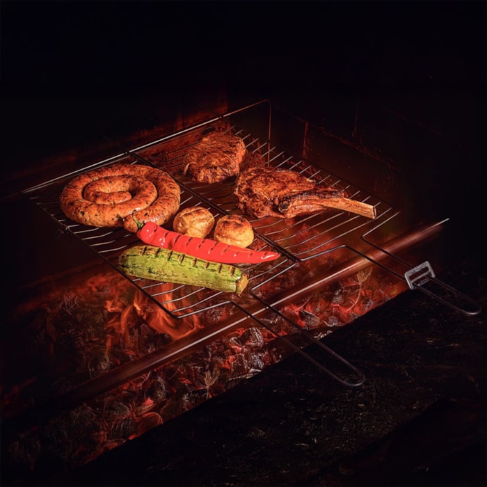Grelha Churrasco Black Aço Carbono Tramontina - Madel Home
