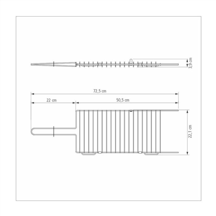 Grelha Churrasco Black Aço Carbono Tramontina - Madel Home