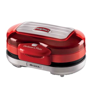 Grill Burguer Retrô Party Time 1200W Vermelho Ariete - 127V