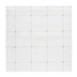 Guardanapo de Tecido Aspen Branco - 45x45cm