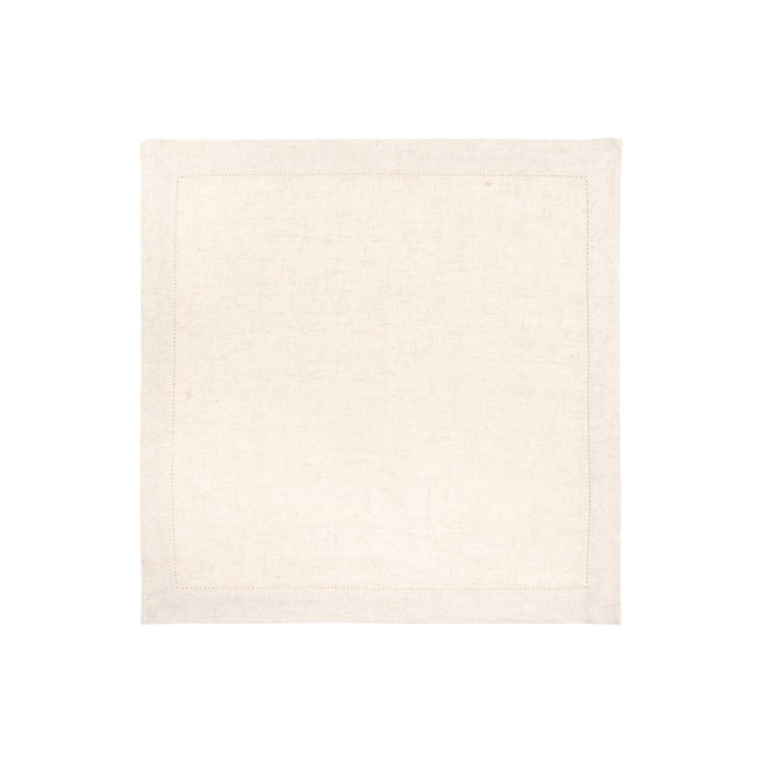 Guardanapo de Tecido Bahamas Natural - 50x50cm - Madel Home