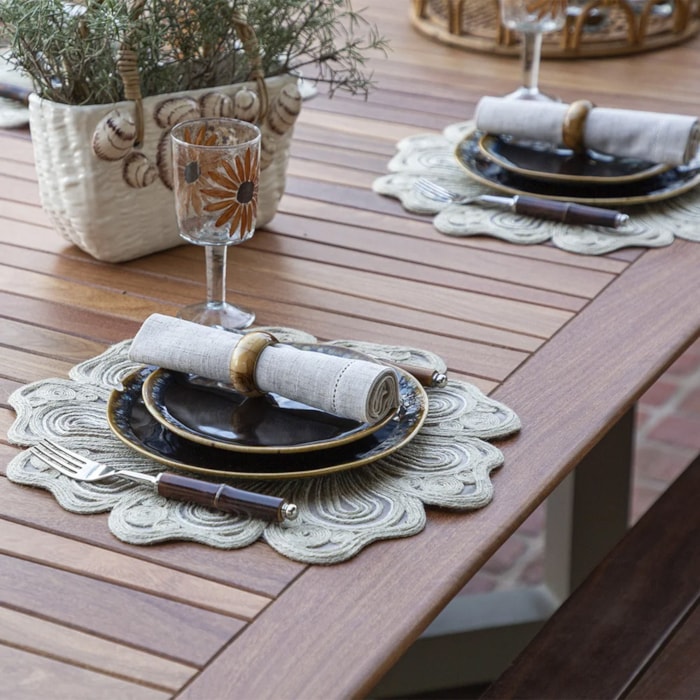 Guardanapo de Tecido Golden Bege - 45x45cm - Madel Home