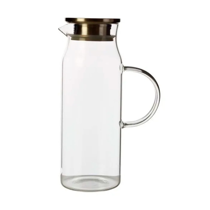 Jarra Blend Vidro Tampa Inox Maxwell Williams Transparente Prata - 1,5L - Madel Home