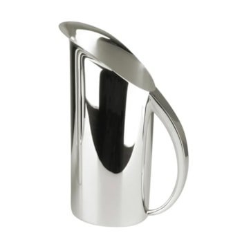 Jarra Infinity Oval Baixa Prata 1,3L St. James - 25cm