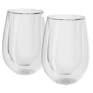 Jogo 2 Copos Long Drink Sorrento Vidro Parede Dupla 355 ml Zwilling