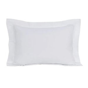 Jogo 2 Fronhas Branco 100% Algodão 200 Fios Fiesole Trussardi - 50x70cm