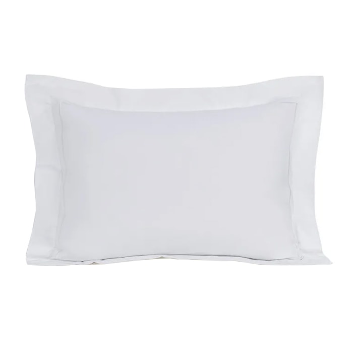 Jogo 2 Fronhas Branco 100% Algodão 200 Fios Fiesole Trussardi - 50x70cm - Madel Home