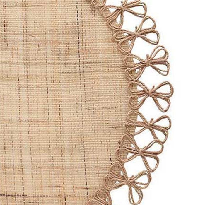 Jogo Americano de Palha Natural Ayla - 42cm - Madel Home