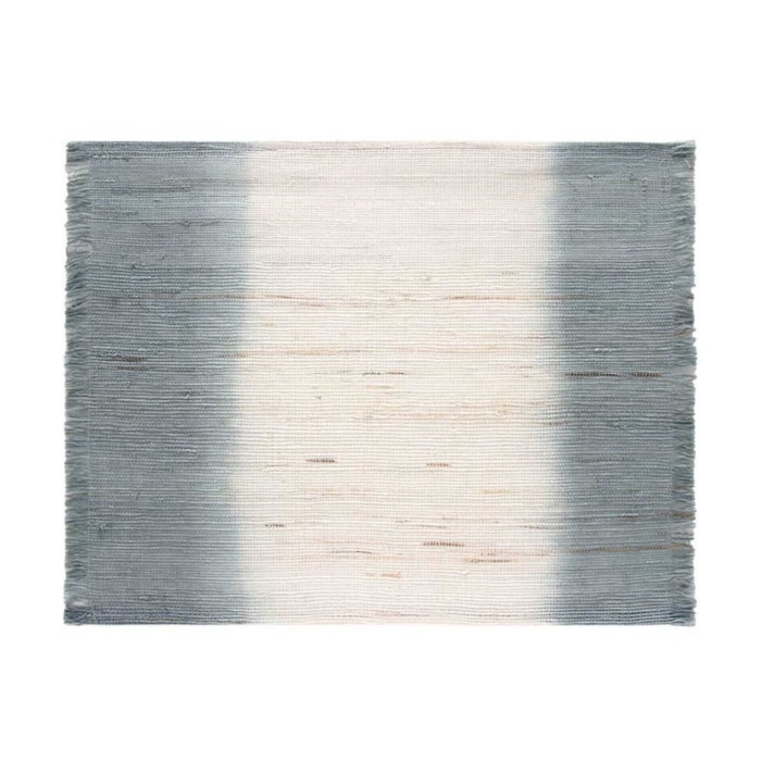 Jogo Americano de Palha Natural Nara Cinza - 37x48cm - Madel Home